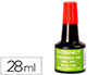 TINTA PARA ALMOFADA Q-CONNECT VERMELHO FRASCO DE 2
