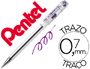 ESFEROGRAFICA PENTEL MINI BK77 VIOLETA 0,7 MM