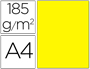 CARTOLINA GUARRO DIN A4 AMARELO CANARIO 185 GR PAC