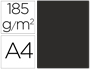 CARTOLINA GUARRO DIN A4 PRETO 185 GR PACK DE 50 FO