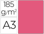 CARTOLINA GUARRO DIN A3 FUCSIA 185 GR PACK DE 50 F