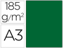 CARTOLINA GUARRO DIN A3 VERDE ESCURO 185 GR PACK D