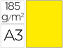 CARTOLINA GUARRO DIN A3 AMARELO FLUORESCENTE 250 G
