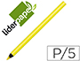 LAPIS DE CORES LIDERPAPEL NEON AMARELO CAIXA DE 5 