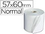 ROLO PAPEL PARA IMPRESSORA 57X65X11 MM 60 GR