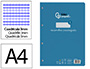 RECAMBIO LIDERPAPEL A4 PAUTAGUIA 100 HOJAS 75 G CUADRICULADO PAUTADO 3 MM CON MARGEN 4 TALADROS