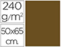 CARTOLINA LIDERPAPEL 50X65 CM 240 GR CASTANHO CLAR