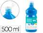 GUACHE ESCOLAR LIDERPAPEL 500 ML AZUL CIAN