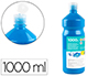 GUACHE ESCOLAR LIDERPAPEL 1000 ML AZUL CIAN