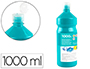 GUACHE ESCOLAR LIDERPAPEL 1000 ML TURQUESA