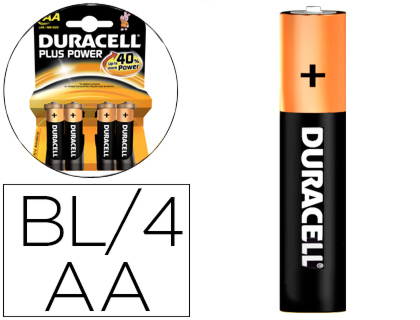 Duracell Plus - Pilas alcalinas AA/LR6 1,5 V (Paquete de 20) : :  Electrónica