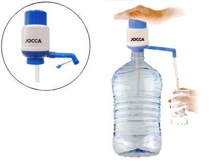 Dispensador de agua para garrafas ; bomba de agua manual compatible con  garrafas