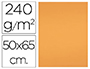 CARTOLINA LIDERPAPEL 50X65 CM 240 GR TANGERINA