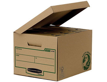 CAJA ARCHIVO DEFINITIVO PLASTICO LIDERPAPEL MARRON TAMAÑO (11354)