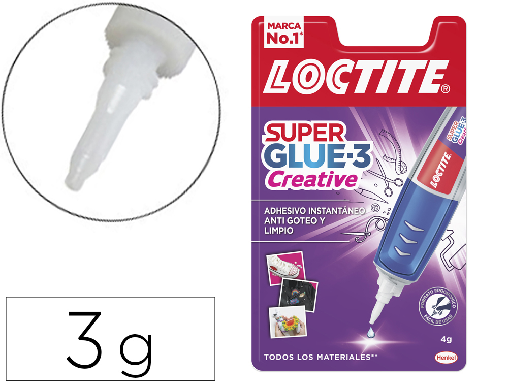 PEGAMENTO LOCTITE SUPER GLUE 3 1 GR BLISTER MONO DOSIS