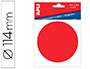 ETIQUETA ADESIVA APLI 11909 VINIL VERMELHO SINALIZ