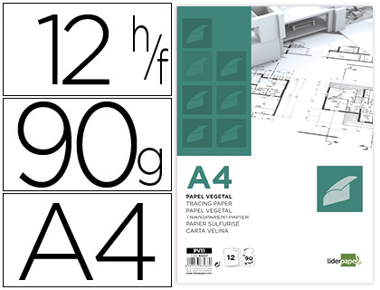 Papel acuarela marca Liderpapel Din A3 (48181) 