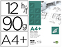 BLOCO DE PAPEL VEGETAL LIDERPAPEL DIN A4+ 320X240M