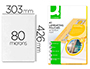 BOLSA DE PLASTIFICAR Q-CONNECT 303 X 426 MM 80 MIC