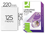 BOLSA DE PLASTIFICAR Q-CONNECT 325 X 220 MM 125 MI