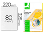 BOLSA DE PLASTIFICAR Q-CONNECT 325 X 220 MM 80 MIC