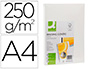 CAPA DE ENCADERNACAO Q-CONNECT CARTAO DIN A4 BRANC