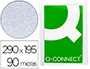 BOLSA PROTECTORA Q-CONNECT CORTE OBLIQUO TRANSPARE