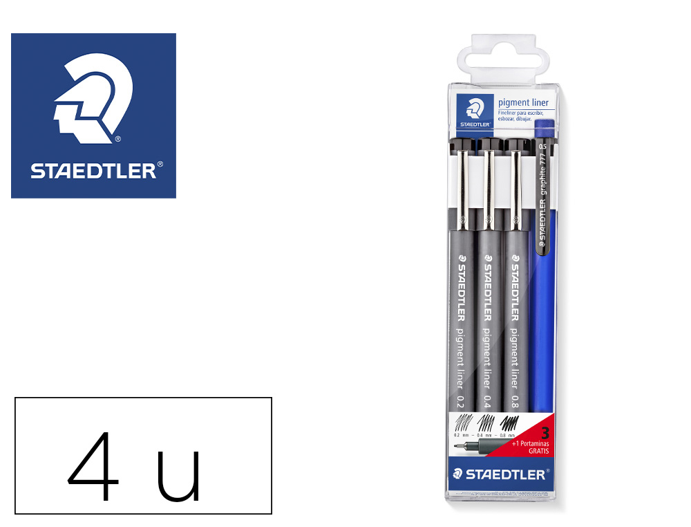 Comprar rotulador staedtler negro liner 0.4