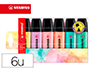 MARCADOR FLUORESCENTE STABILO BOSS 70 PASTEL ESTOJ