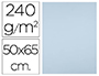 CARTOLINA LIDERPAPEL 50X65 CM 240 GR AZUL PACK DE 