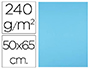 CARTOLINA LIDERPAPEL 50X65 CM 240 GR AZUL CELESTE 