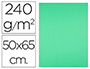 CARTOLINA LIDERPAPEL 50X65 CM 240 GR VERDE PISTACH