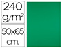 CARTOLINA LIDERPAPEL 50X65 CM 240 GR VERDE NATAL P