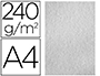 PAPEL DE COR LIDERPAPEL PERGAMINHO A4 240 GR CINZA