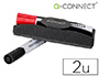 APAGADOR Q-CONNECT MAGNETICO COM MARCADOR VERMELHO