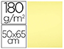 CARTOLINA LIDERPAPEL 50X65 CM 180 GR AMARELO MEDIO