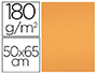 CARTOLINA LIDERPAPEL 50X65 CM 180 GR TANGERINA PAC