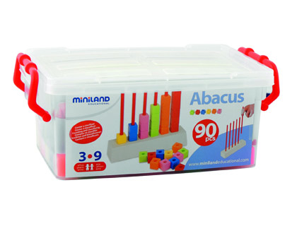 ARTES GRAFICAS LA POPULAR S.L  JUEGO MINILAND ABACUS MULTIBASE 90 PIEZAS