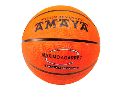 BALON AMAYA DE BASKET CAUCHO NARANJA OFICIAL N 7