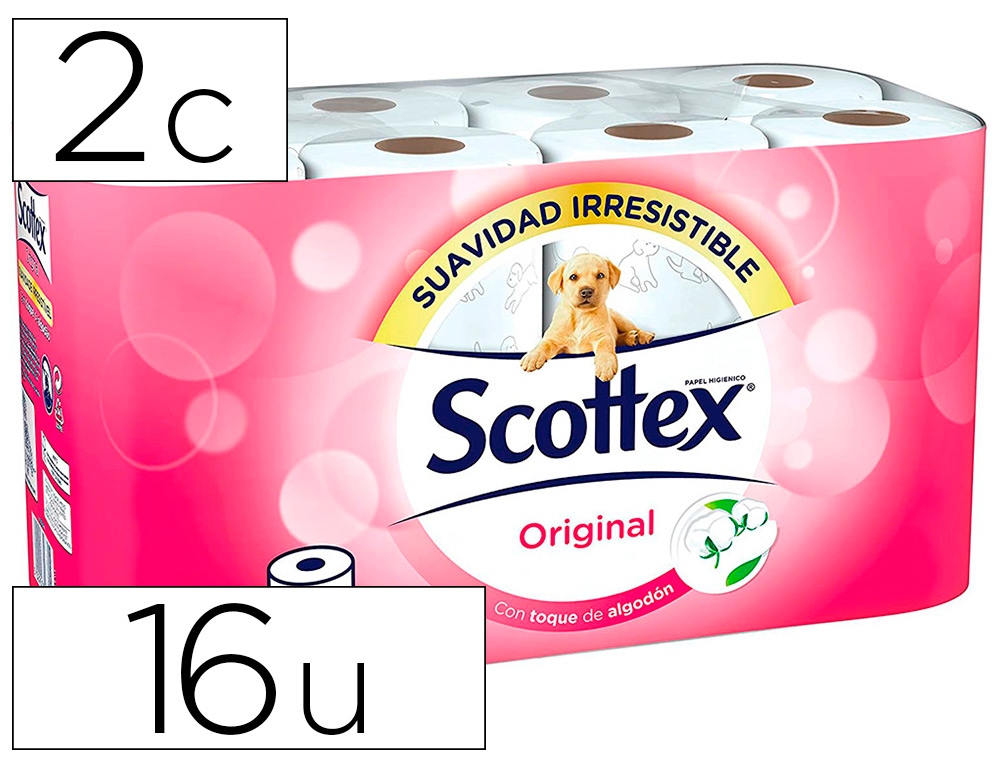 Papel higiénico Scottex 12 rollos original