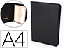 CARPETA PORTAFOLIOS Q-CONNECT ARTESANIA A4 SIMILPIEL NEGRO CREMALLERA Y DPTOS. 332X262X30 MM FABRICADA EN UBRIQUE