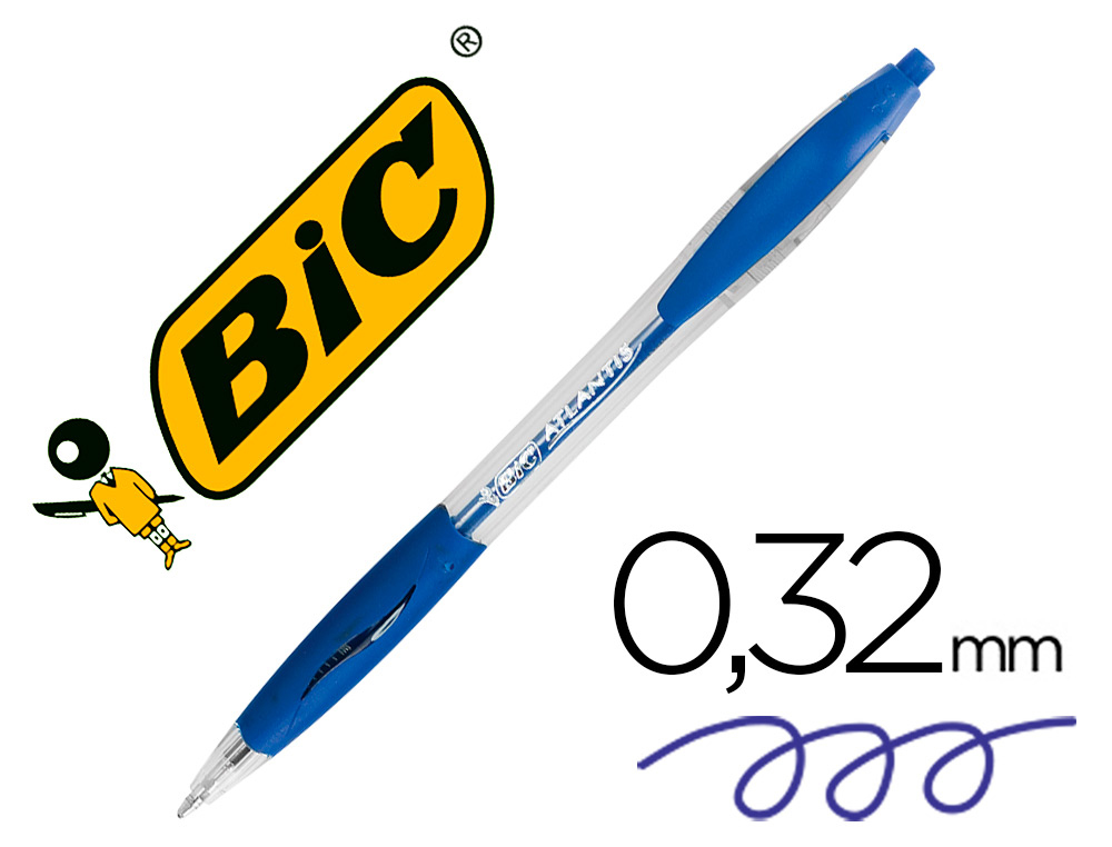 Boligrafo Bic Naranja Azul : : Oficina y papelería