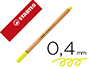 MARCADOR STABILO PONTA DE FIBRA POINT 88 AMARELO N