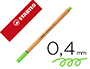 MARCADOR STABILO PONTA DE FIBRA POINT 88 VERDE NEO