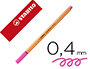 MARCADOR STABILO PONTA DE FIBRA POINT 88 ROSA NEON