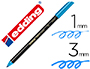 MARCADOR EDDING PONTA FIBRA 1200 AZUL METALIZADO N