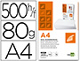 PAPEL LIDERPAPEL DIN A4 80 GR BRANCO MICROPERFURAD