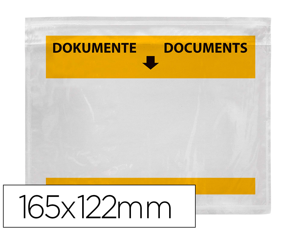 ENVELOPE AUTOADESIVO Q-CONNECT PORTA DOCUMENTOS MULTILINGUE 165X122 MM JANELA TRANSPARENTE PACK DE 100 UNIDADES