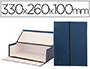 CAIXAS DE ARQUIVO FRANCES LIDERPAPEL AZUL MEDIDAS 
