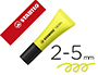 MARCADOR FLUORESCENTE STABILO 72 AMARELO NEON